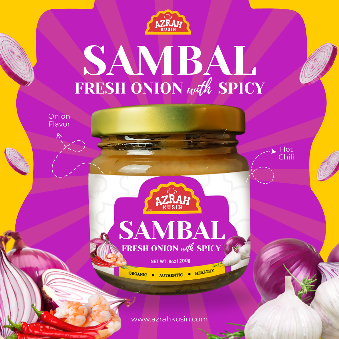 Sambal Fresh Onion with Spicy - Azrah Kusin